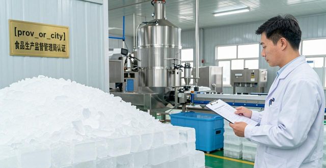 食用冰块生产过程_金牛食用冰块厂_食用冰厂卫生标准